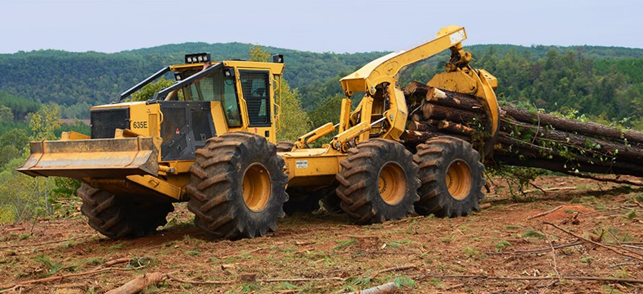 Tigercat 635E Skidder