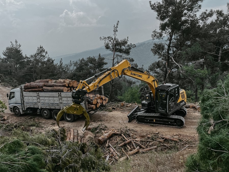 Sumitomo SH130DZ-6 operating in NZ