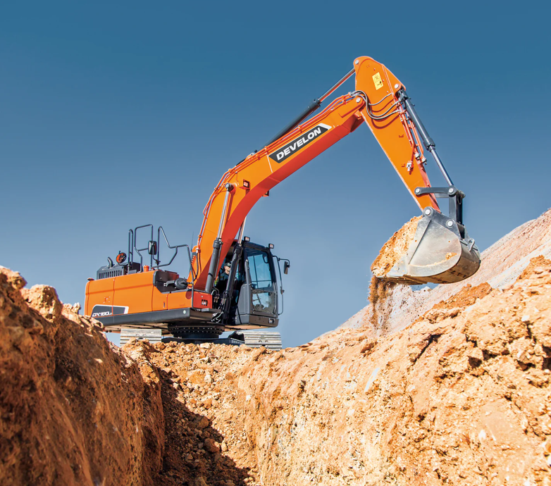 Develon DX180LC Operating in NZ