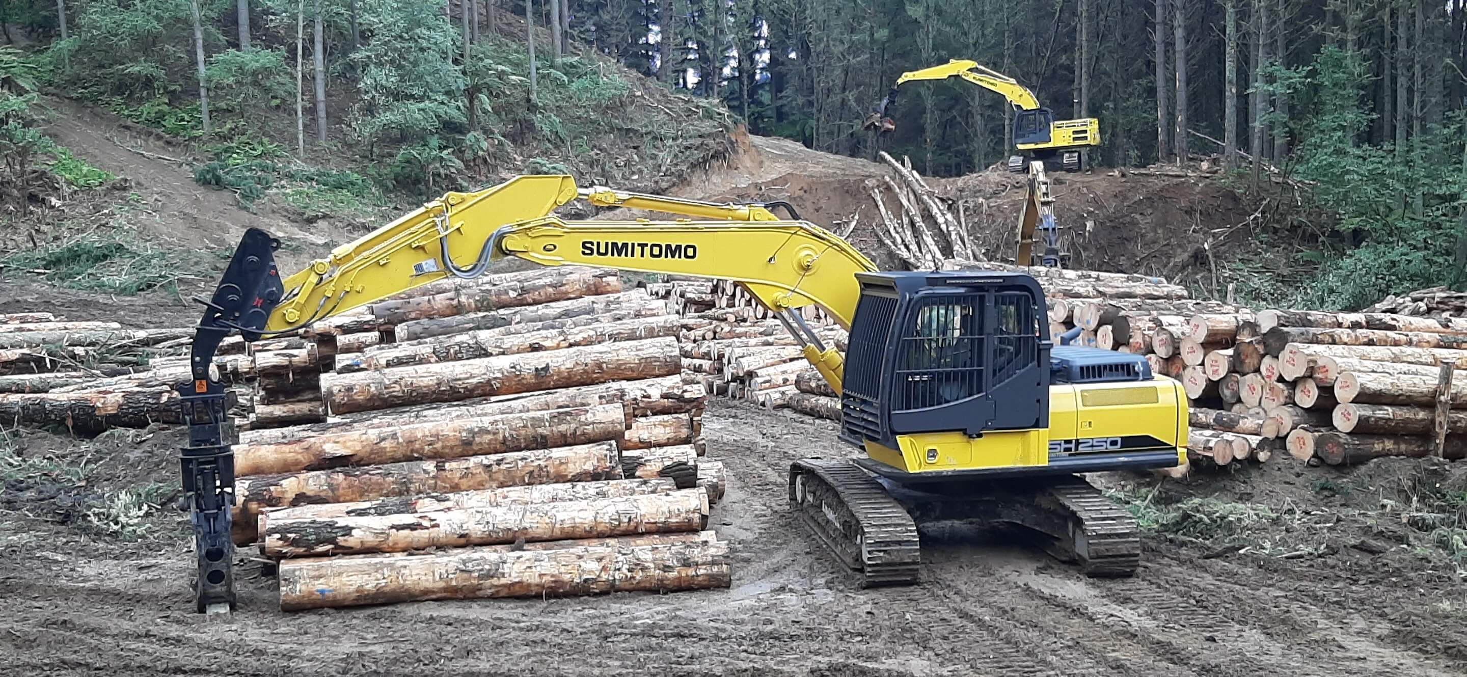 Greenplan Forestry Sumitomo Sh250 6 Comp