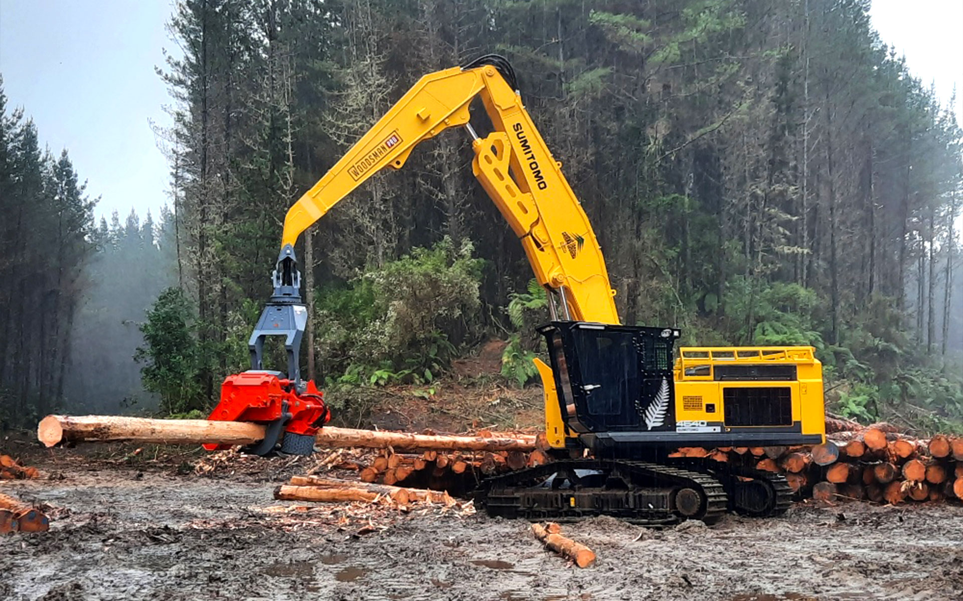 AB Equipment Sumitomo Forestry 40 Series 4640 Primary Banner